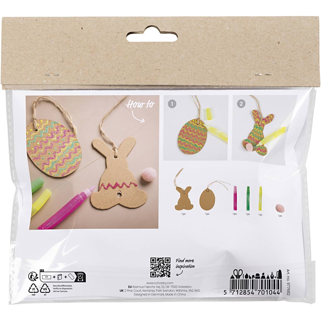 Creativ company mini hobbyset paasfiguren decoratie