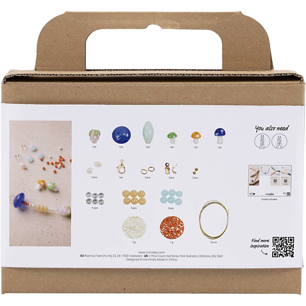 Creative company creativ company mini hobbyset sieraden kleurrijk stoere halsketting