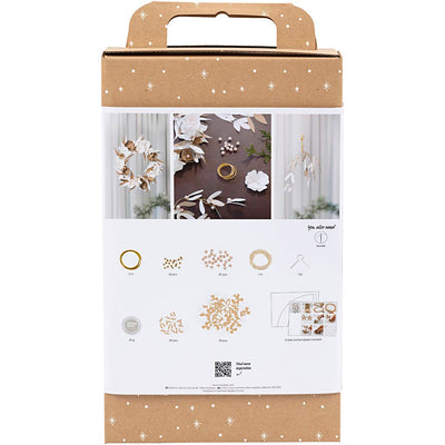 Https: www.cchobby.nl hobbyset-papier-kunst-krans-wit-licht-naturel-1-doos