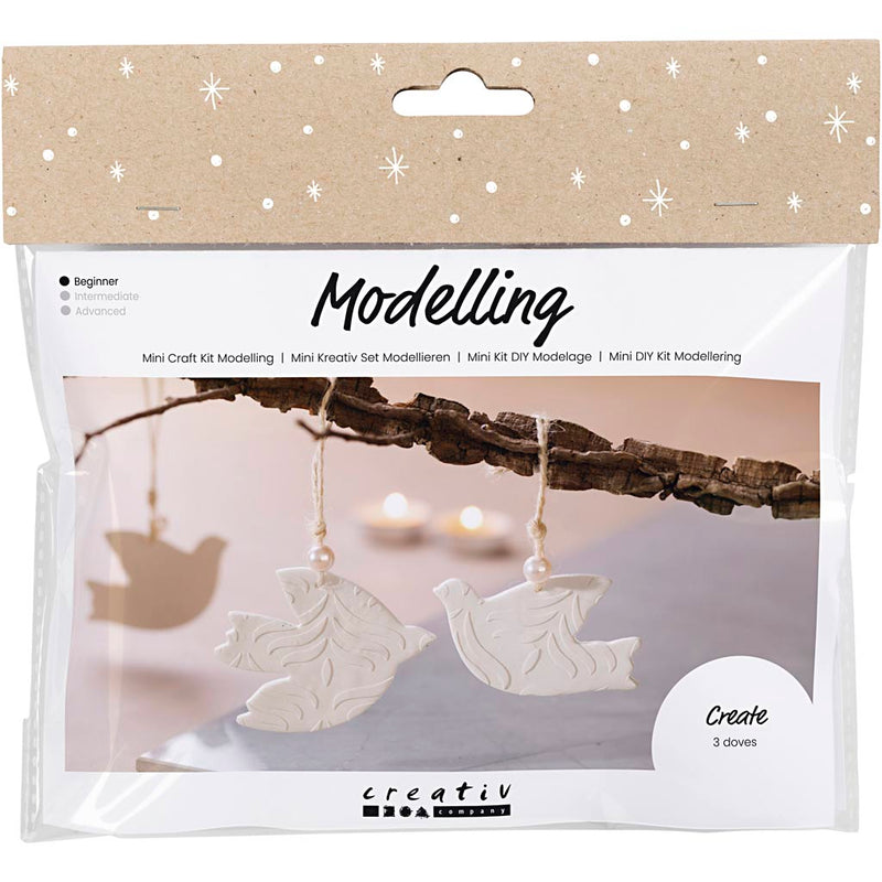 Creativ company https: www.cchobby.nl mini-hobbyset-boetseren-duiven-off-white-1-doos
