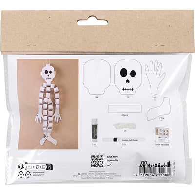 Https: www.cchobby.nl mini-hobbyset-decoraties-van-papier-skelet-zwart-wit-1-doos