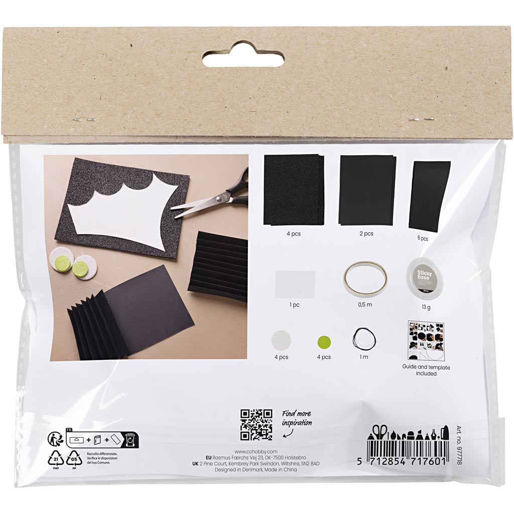 Https: www.cchobby.nl mini-hobbyset-decoraties-van-papier-vleermuizen-zwart-wit-1-doos