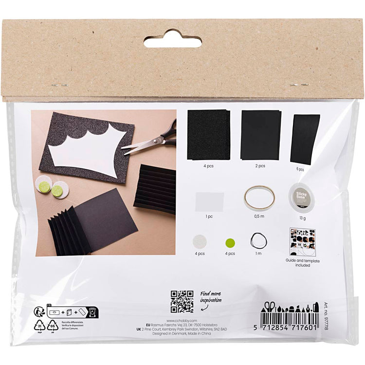 Https: www.cchobby.nl mini-hobbyset-decoraties-van-papier-vleermuizen-zwart-wit-1-doos
