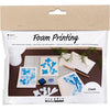 Creativ company mini hobbyset foam druk kaart met dessin