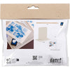 Creativ company mini hobbyset foam druk kaart met dessin