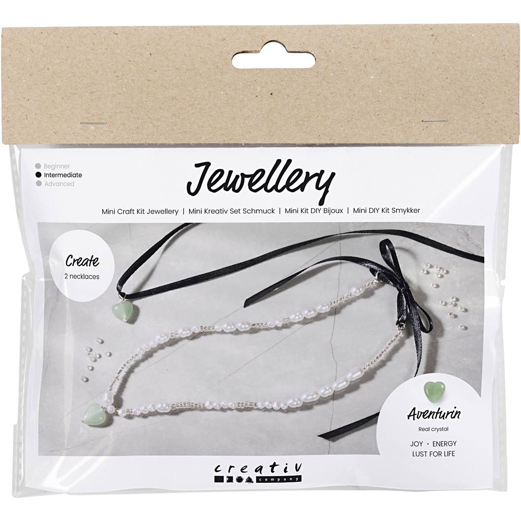 Creativ company cc mini hobbyset sieraden aventurijn hart