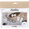 Creativ company https: www.cchobby.nl mini-hobbyset-sieraden-oorbellen-zwart-wit-1-doos