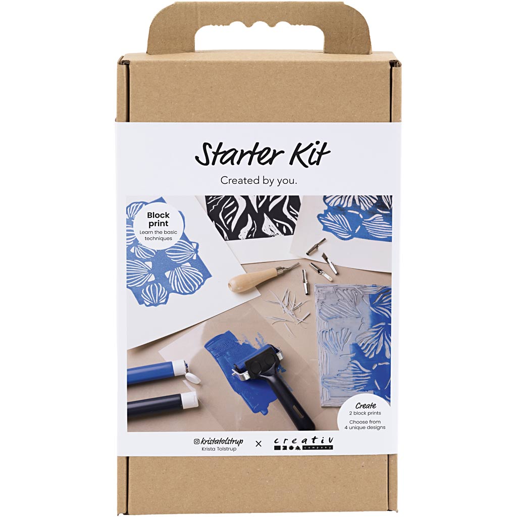 Creativ company cc starter hobbyset linoprinting