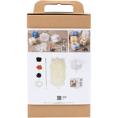 Creativ company https: www.cchobby.nl hobbyset-kaarsen-maken-bubble-sojakaars-beige-lichtblauw-creme-1-doos