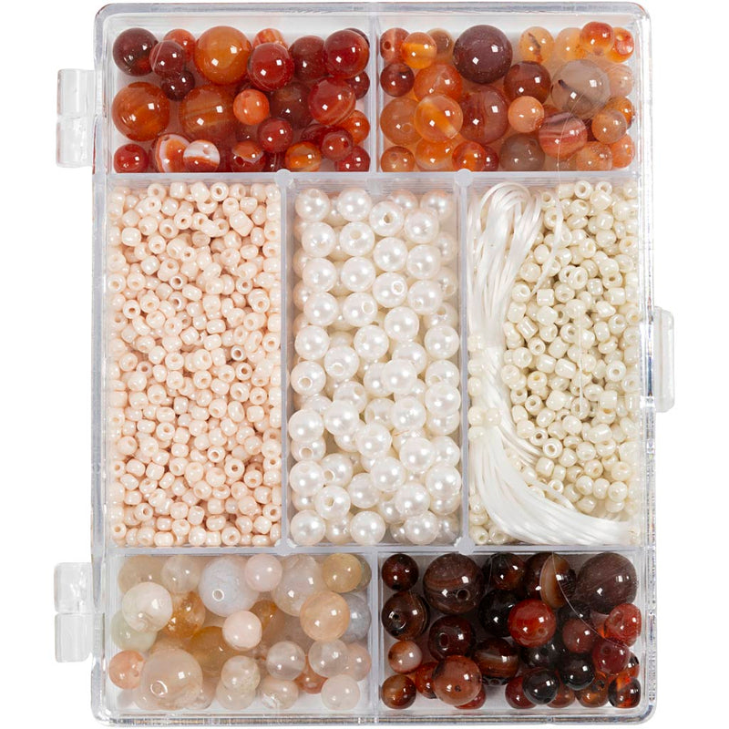 Creativ company https: www.cchobby.nl creatieve-box-sieraden-agaten-afm-2-6-10-mm-gatgrootte-0-8-1-8-mm-ca-1480-stuk-diverse-kleuren-1-doos
