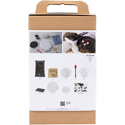 Creativ company hobbyset hars gieten mossel zwart goud