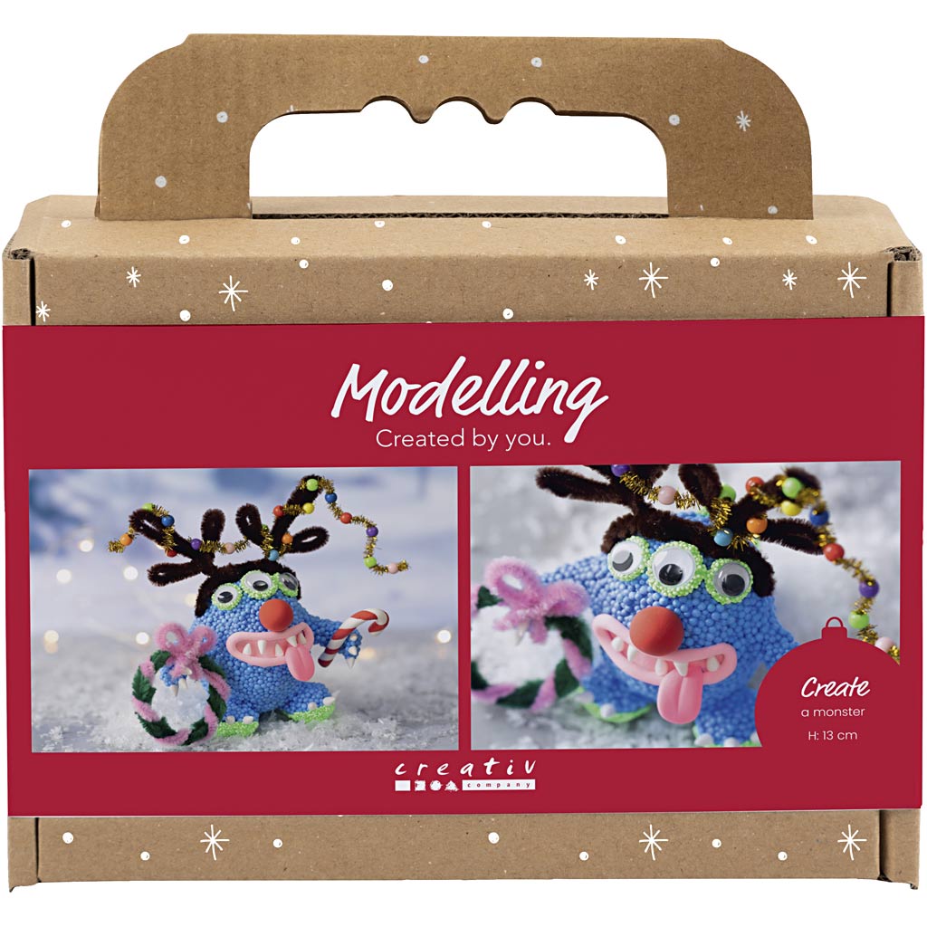 Creativ company http: www.cchobby.nl mini-hobbyset-boetseren-rendiermonster-diverse-kleuren-1-doos
