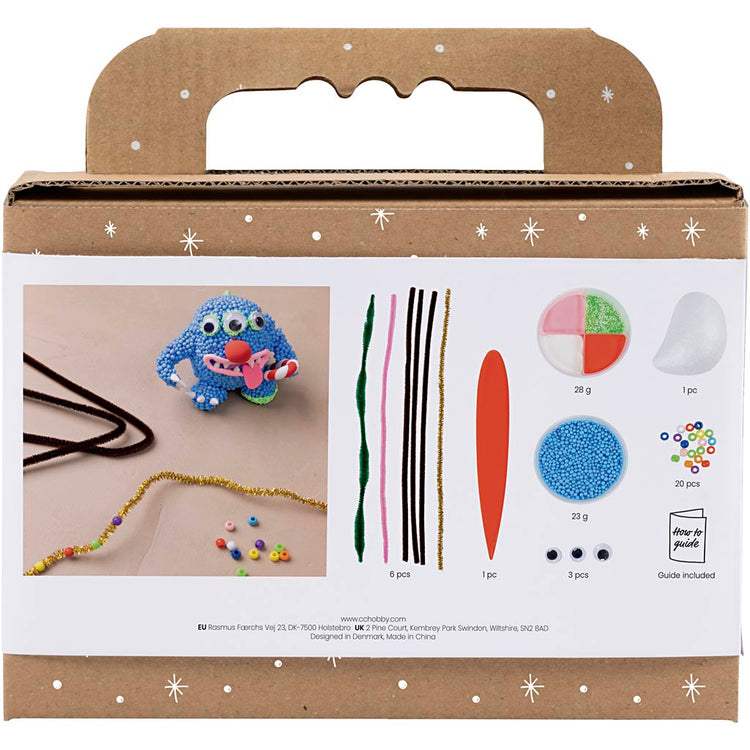 Creativ company http: www.cchobby.nl mini-hobbyset-boetseren-rendiermonster-diverse-kleuren-1-doos
