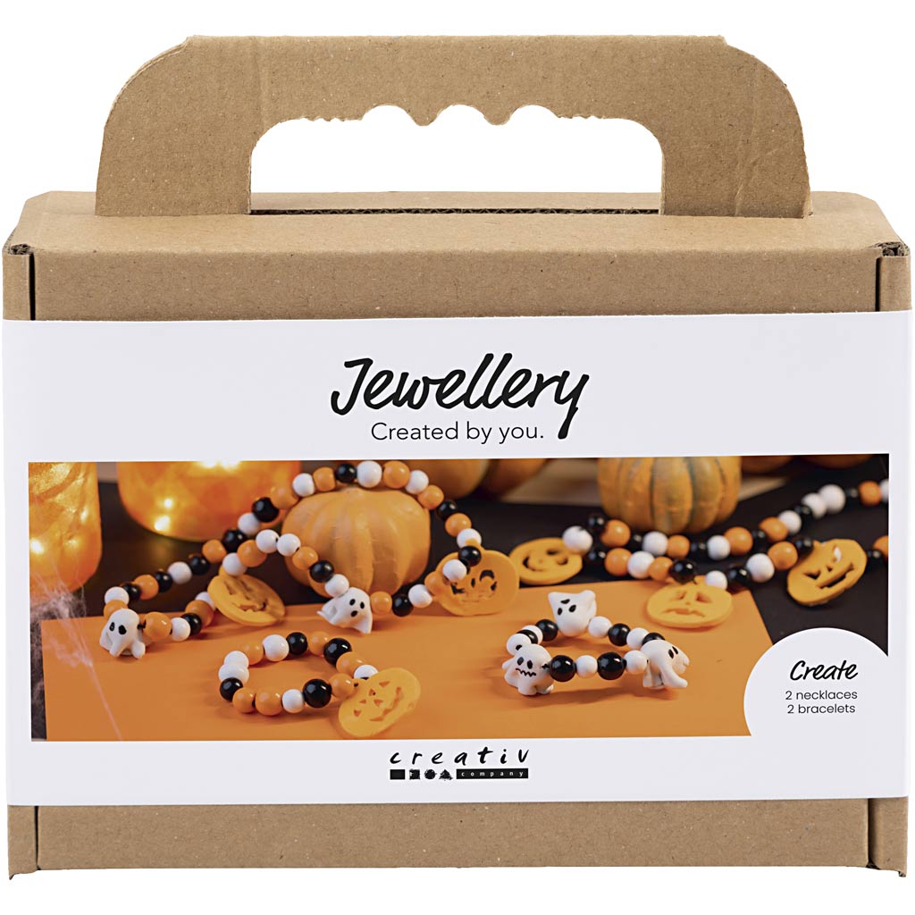 Creativ company https: www.cchobby.nl mini-hobbyset-sieraden-halsketting-en-armband-halloween-kleuren-1-doos