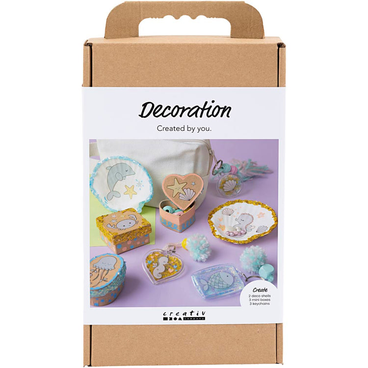 Creativ company https: www.cchobby.nl hobbyset-decoratie-dozen-schelpen-sleutelhangers-pastelkleuren-1-doos
