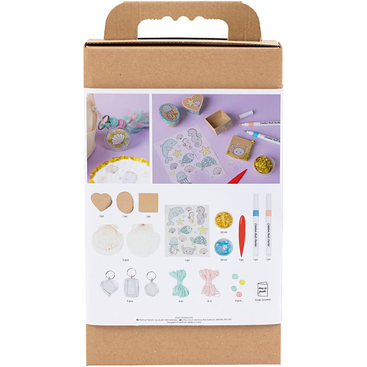 Creativ company https: www.cchobby.nl hobbyset-decoratie-dozen-schelpen-sleutelhangers-pastelkleuren-1-doos