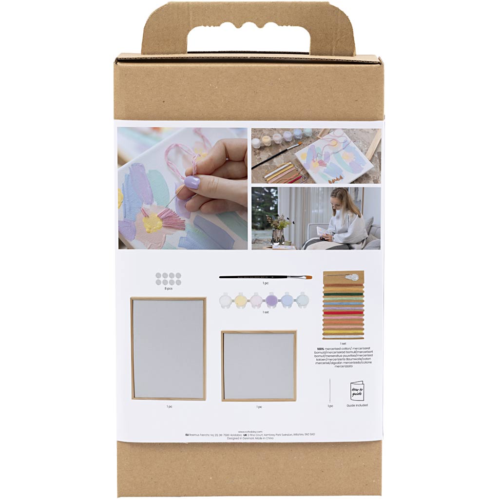 Creativ company http: www.cchobby.nl hobbyset-borduurwerk-afbeeldingen-pastelkleuren-1-doos