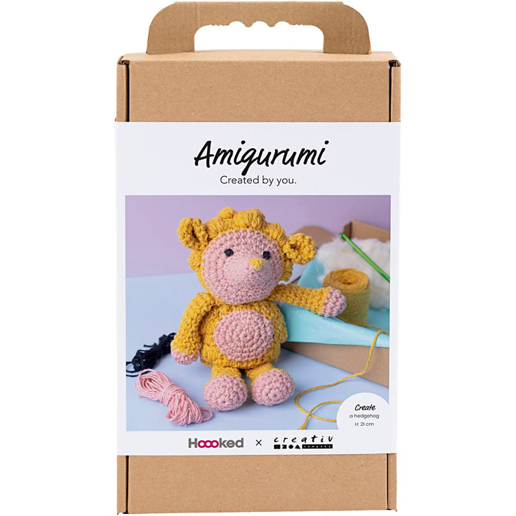 Creativ company http: www.cchobby.nl hobbyset-amigurumi-egel-lichtroze-warm-geel-1-doos
