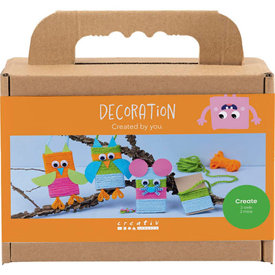 Creativ company https: www.cchobby.nl mini-hobbyset-decoratie-muizen-en-uilen-diverse-kleuren-1-doos