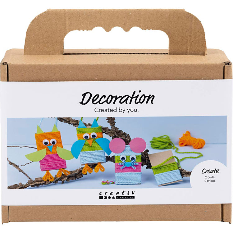 Creativ company https: www.cchobby.nl mini-hobbyset-decoratie-muizen-en-uilen-diverse-kleuren-1-doos