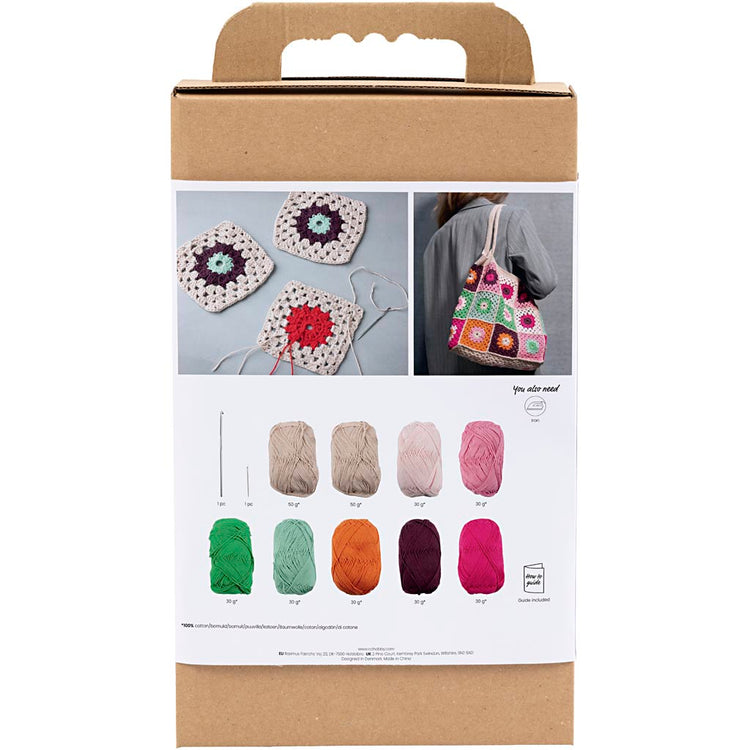Creativ company https: www.cchobby.nl hobbyset-haken-tas-kleurrijk-creme-1-doos