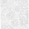 Creativ company schildercanvas met print bloemen - 24x30cm