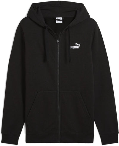 Puma ess no. 1 logo full-zip hoodie fl heren trui - black