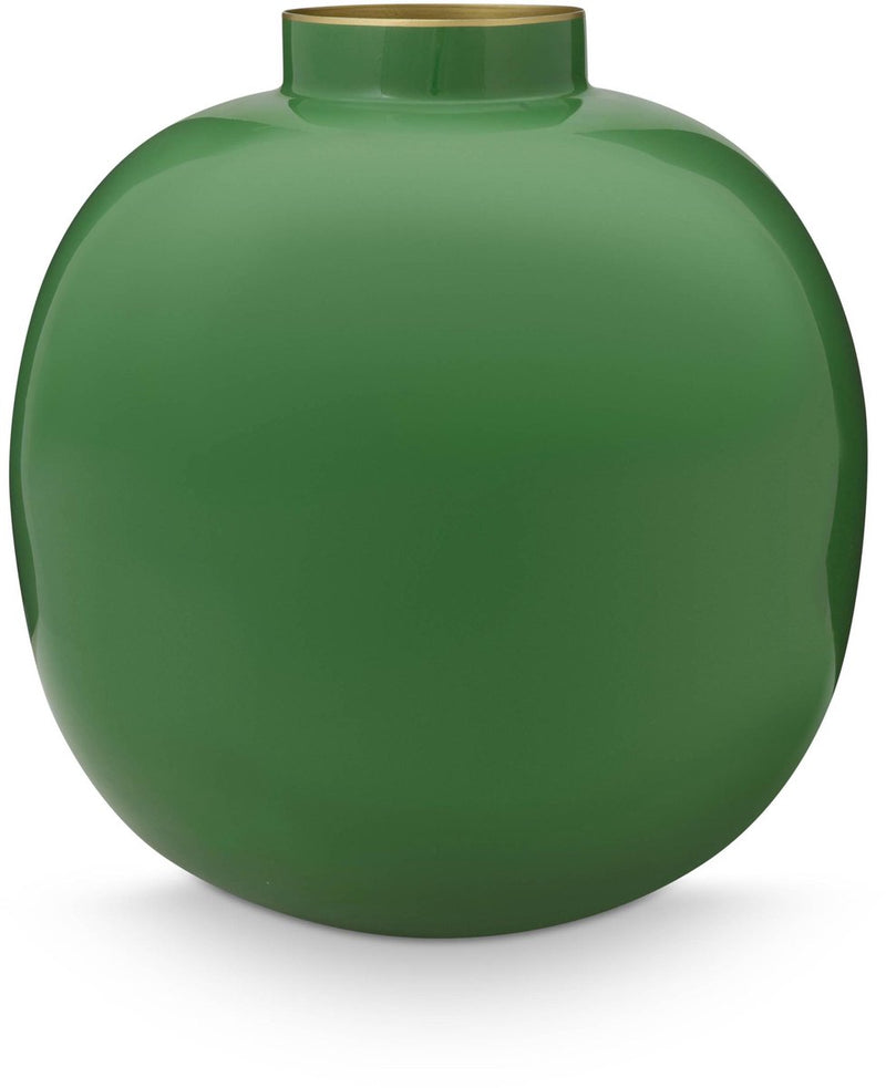 Pip studio - vaas - groen - ijzer - 23x23cm