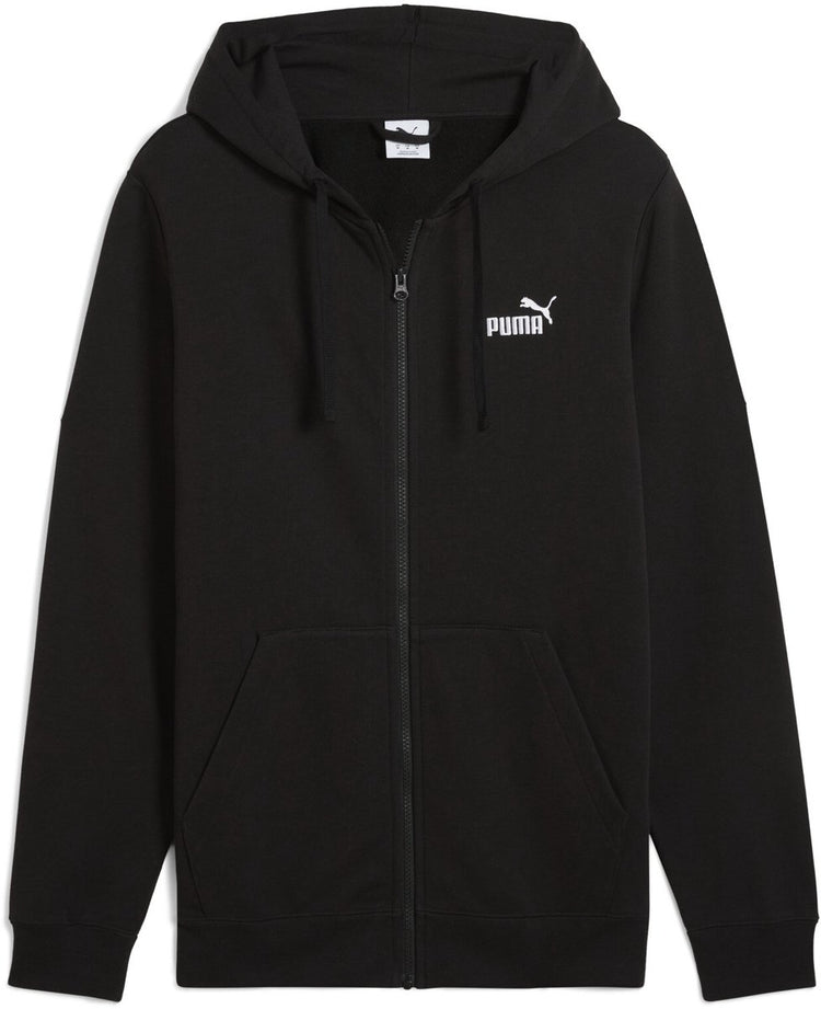 Puma ess no. 1 logo full-zip hoodie fl heren trui - black