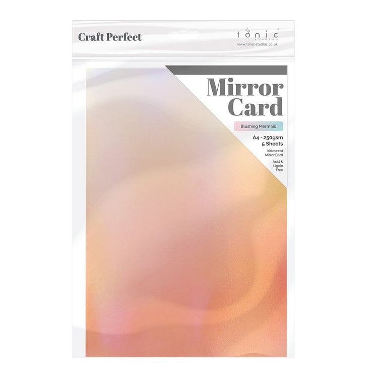 Craft perfect by tonic studios craft perfect • mirror card iridescent 250g angel fire 5pcs