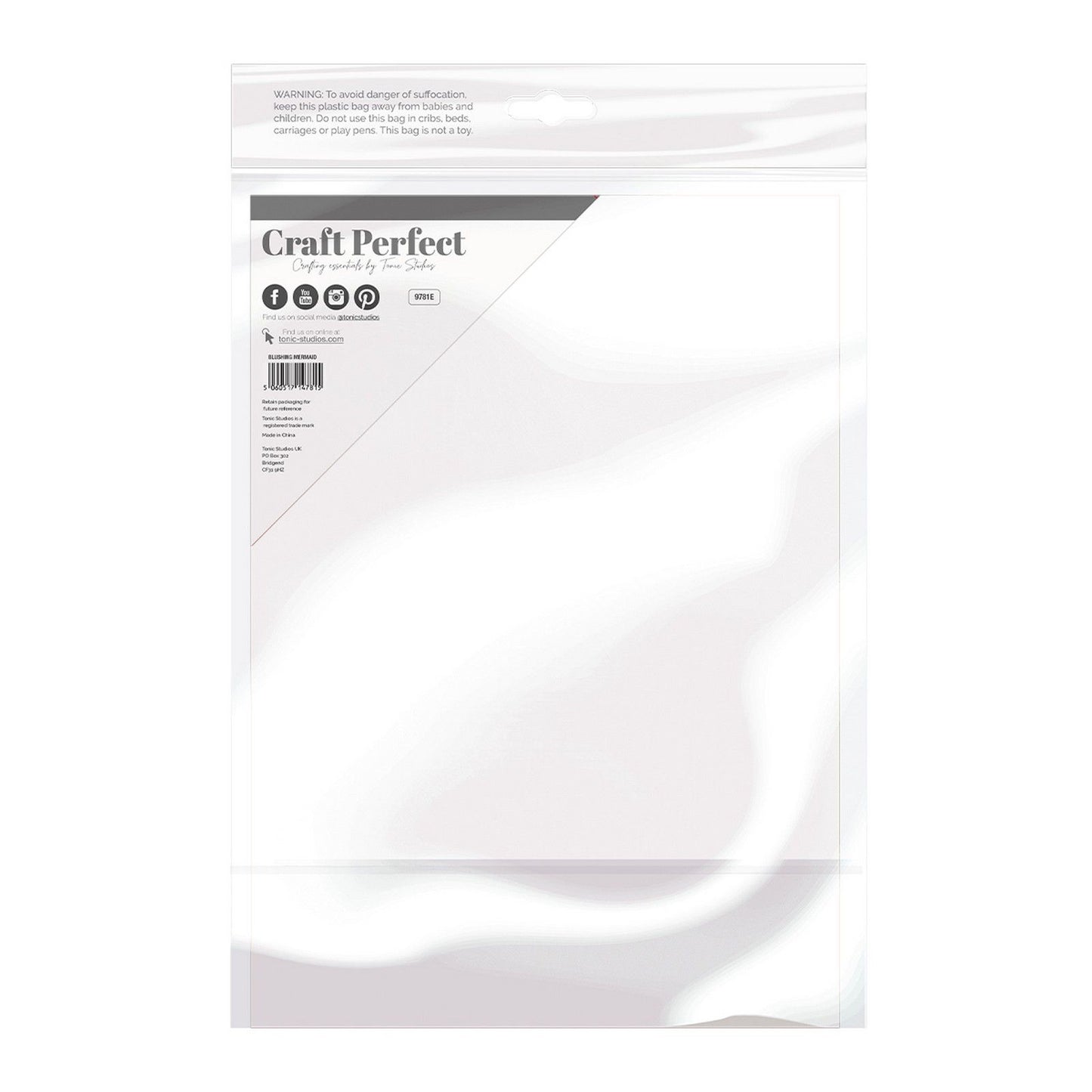 Craft perfect by tonic studios craft perfect • mirror card iridescent 250g angel fire 5pcs