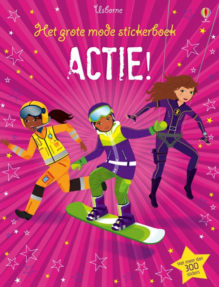 Grote mode stickerboek: actie. 4+