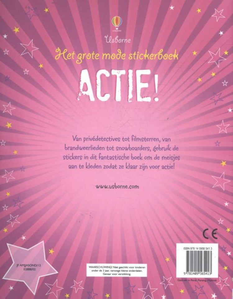 Grote mode stickerboek: actie. 4+