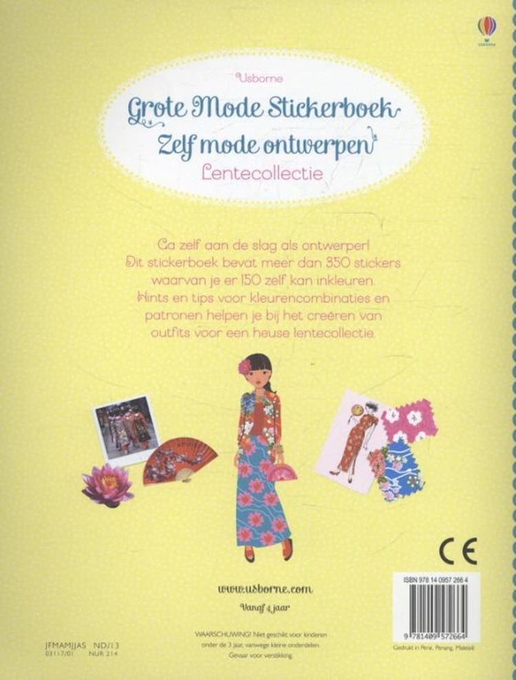 Grote mode stickerboek: lentecollectie