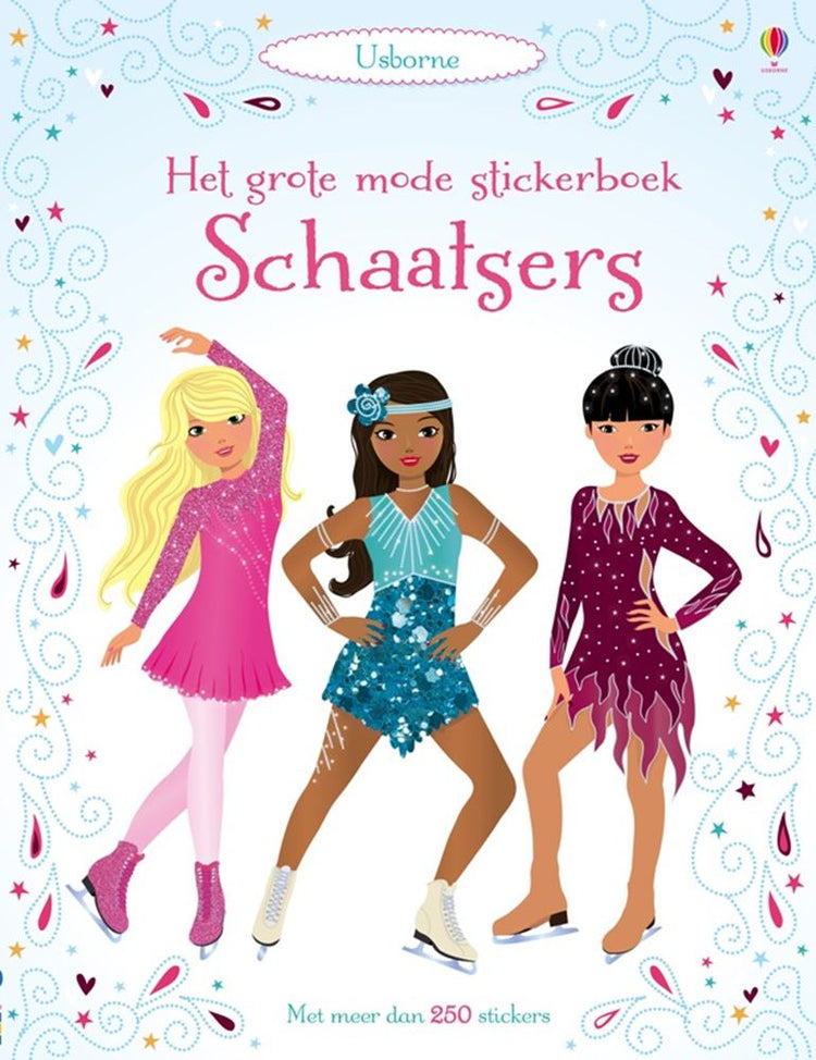 Het grote mode stickerboek: schaatsers.