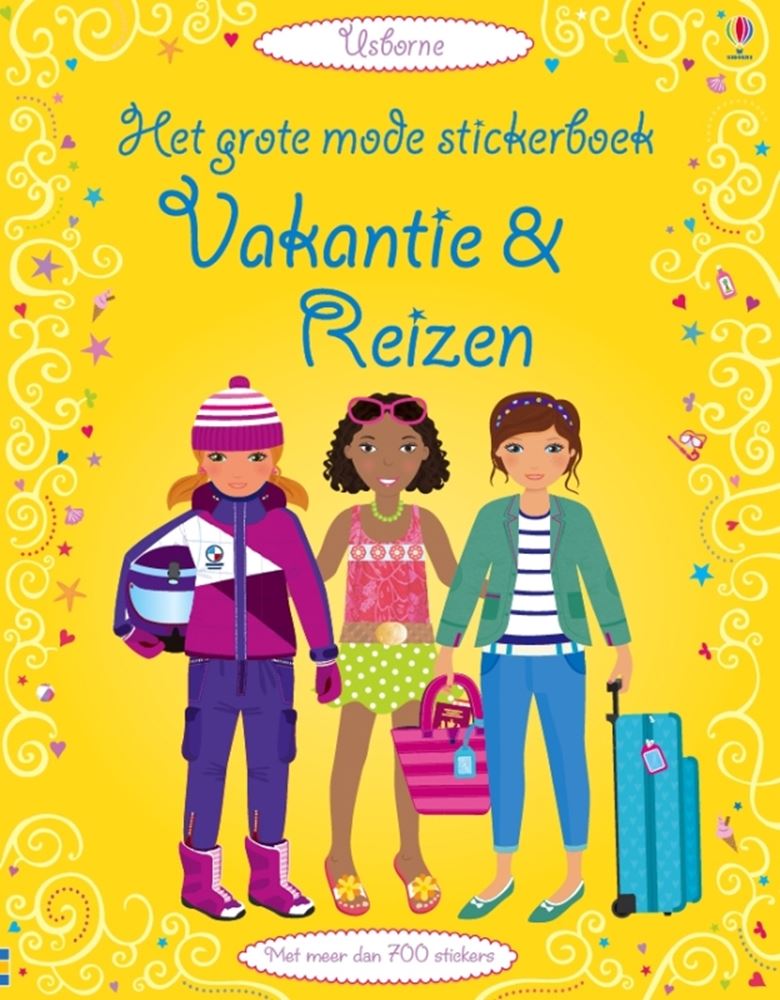 Grote mode stickerboek: vakantie en