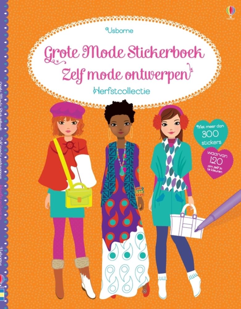 Grote mode stickerboek: herfstcollec