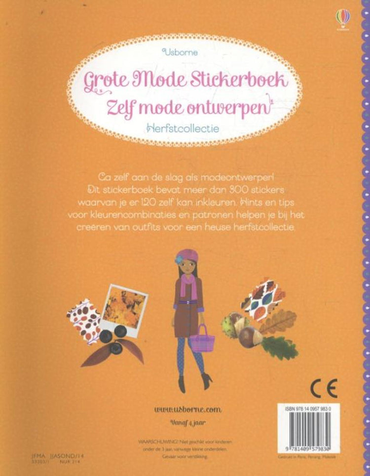 Grote mode stickerboek: herfstcollec