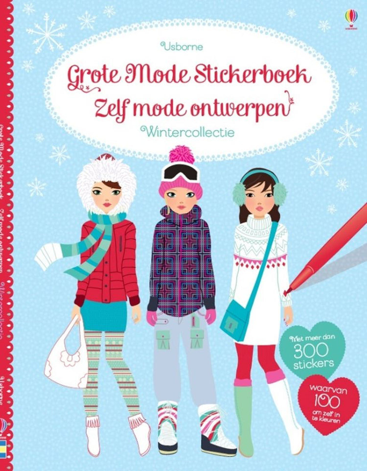 Grote mode stickerboek: wintercollec