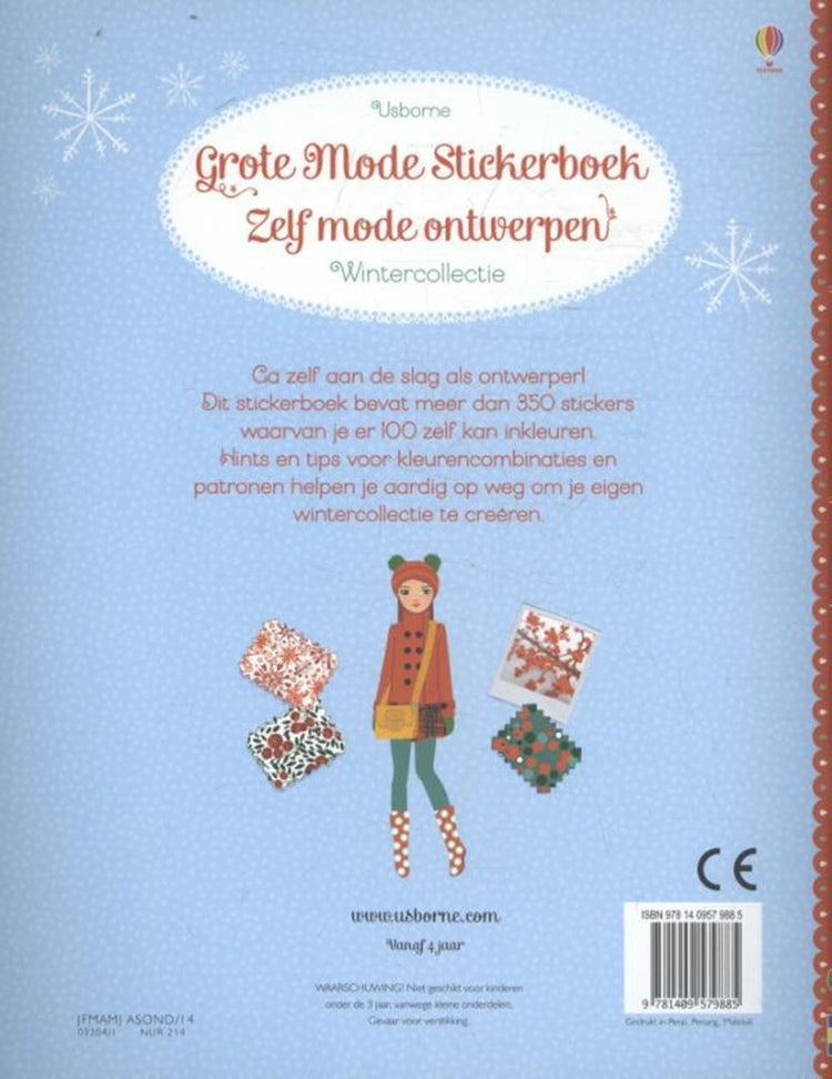 Grote mode stickerboek: wintercollec