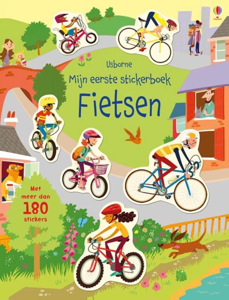 Mijn eerste stickerboek: fietsen. 3+