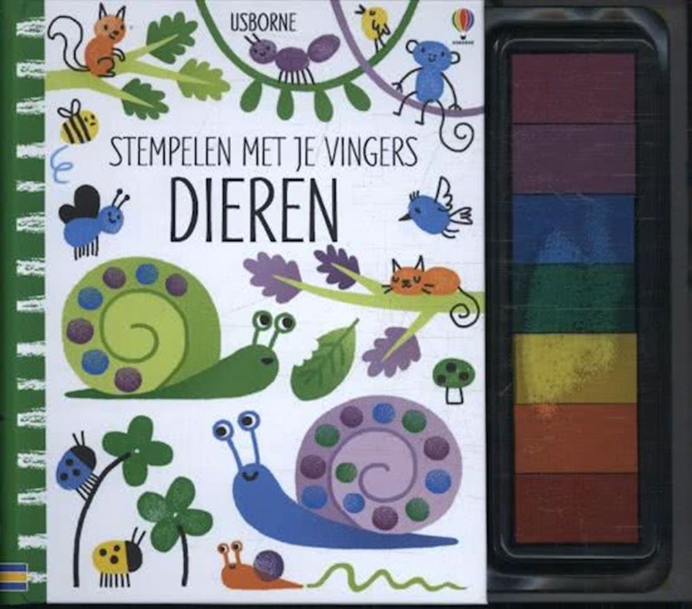 Wpg uitgevers stempelen met je vingers: dieren. 4+