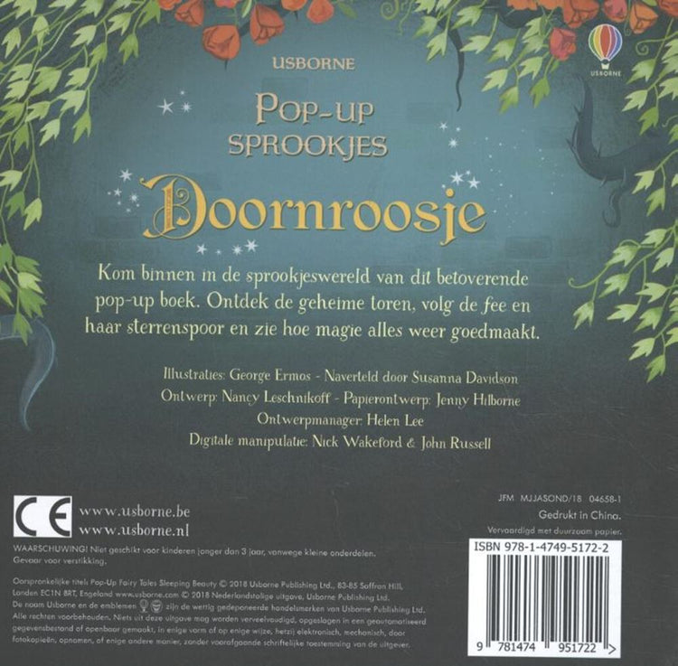 Doornroosje (pop-up sprookje). 3+