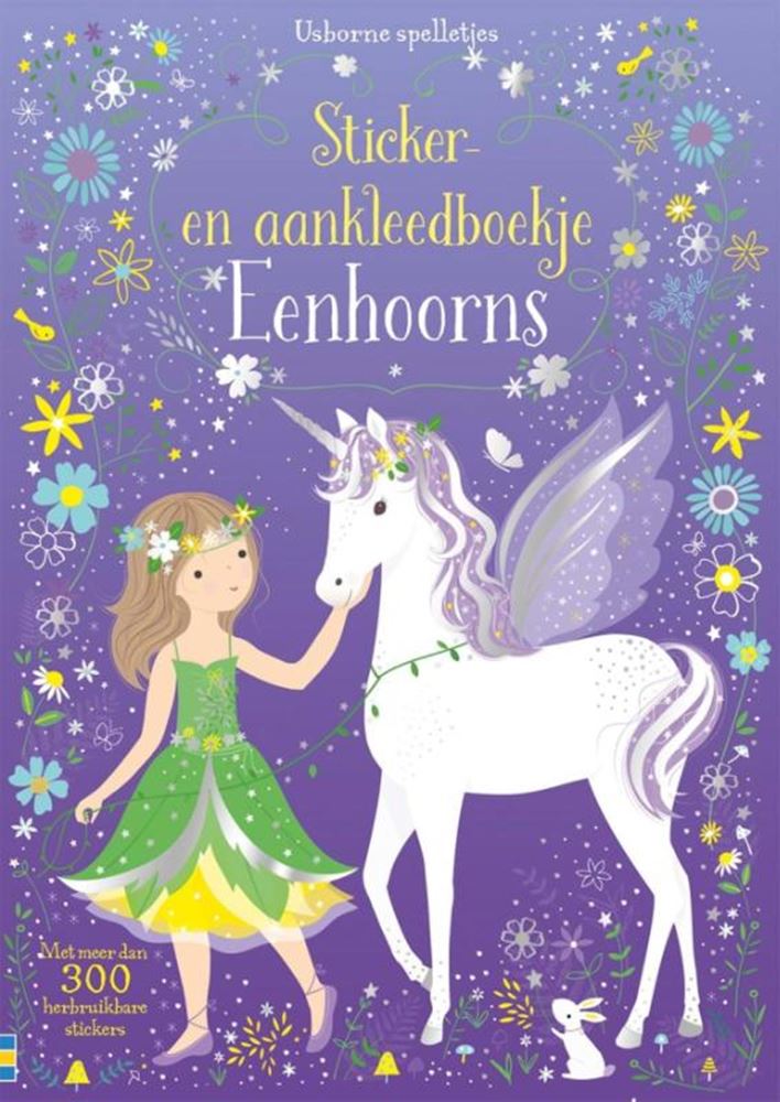 Wpg uitgevers sticker- en aankleedboekje eenhoorns