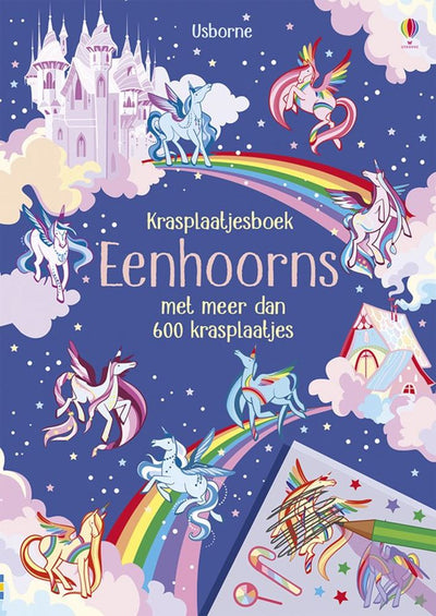 Wpg uitgevers krasplaatjesboek eenhoorns. 5+