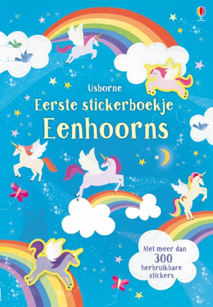 Centraal boekhuis eerste stickerboekje: eenhoorns. 3+