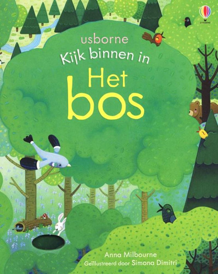 Kijk binnen in het bos (kartonboek). 3+