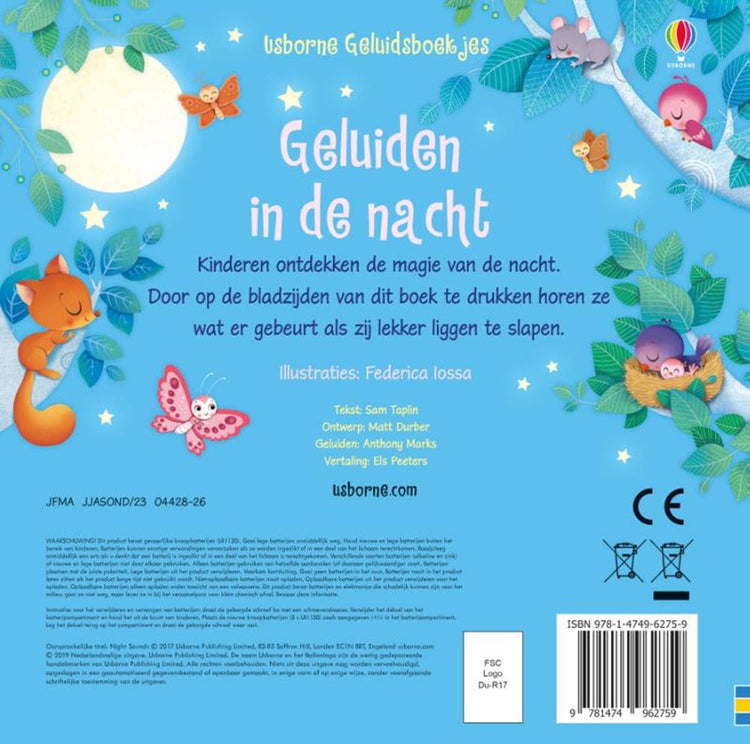 Geluidenboek: in de nacht. 1+