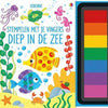 Wpg uitgevers stempelen met je vingers - diep in de zee