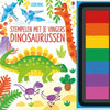 Wpg uitgevers stempelen met je vingers - dinosaurussen